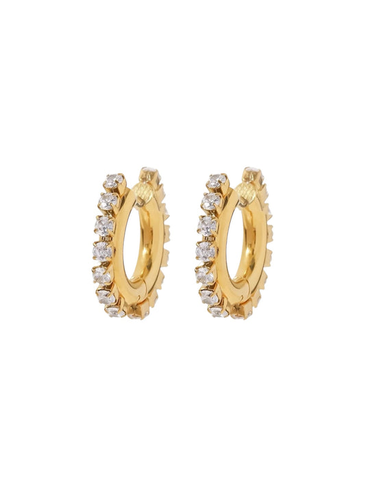 Gold Diamond Party Hoops
