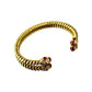 Sangria Twisted Gold Bangle