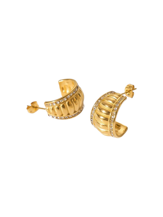 Gold Carter Hoops