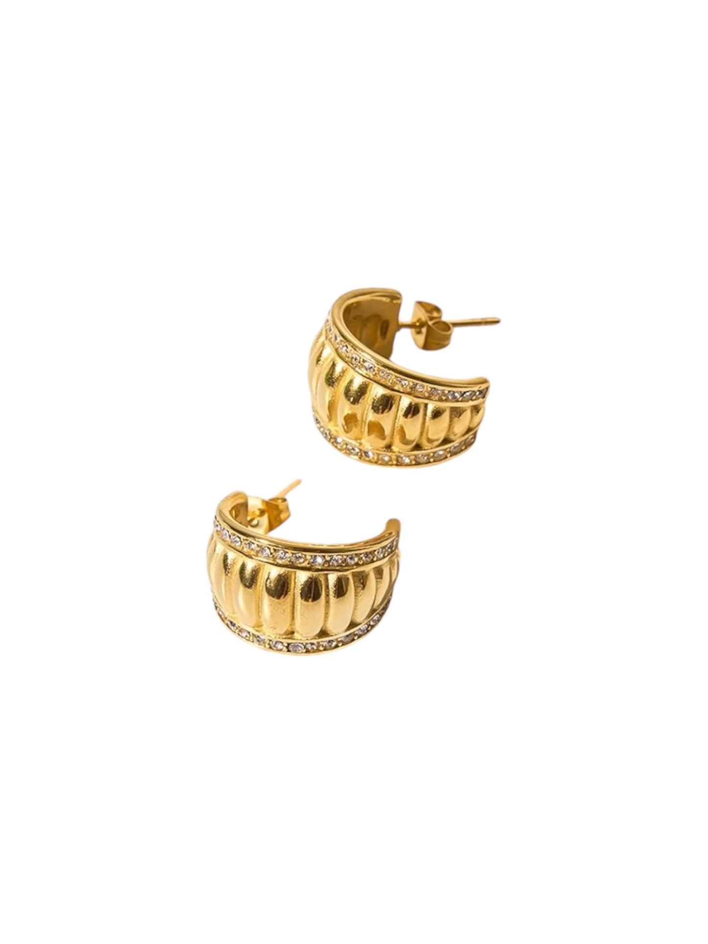 Gold Carter Hoops