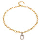 Gold & Silver Carabiner Chain