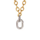 Gold & Silver Carabiner Chain
