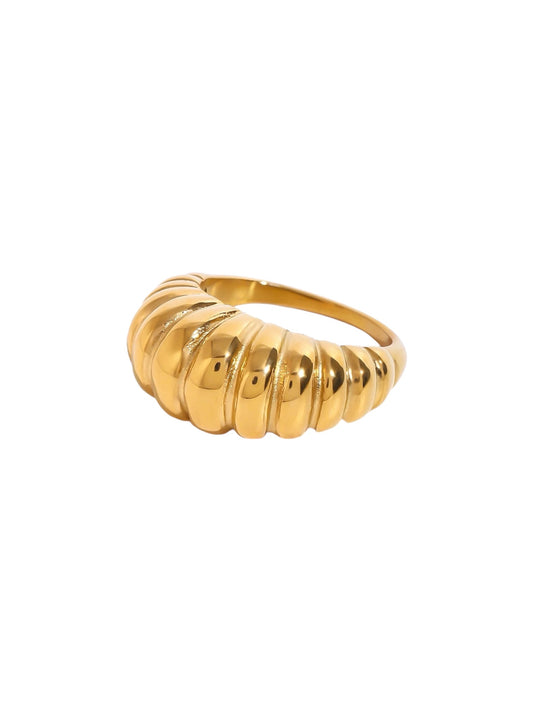 Gold Croissant Ring