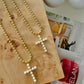 Pearl Cross Necklace
