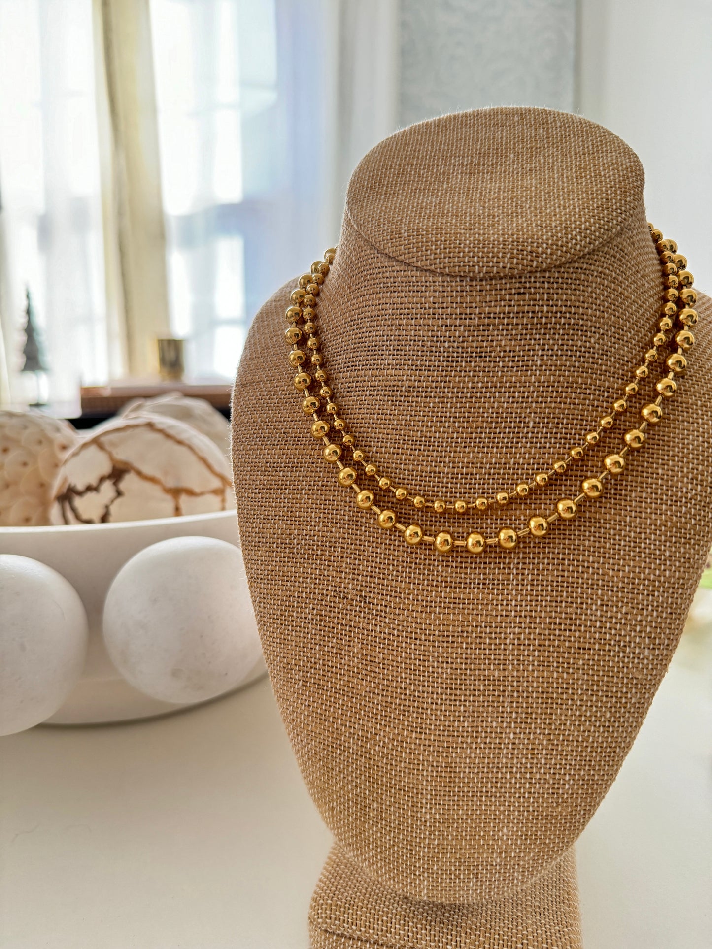 Double Beaded Necklaces