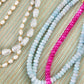 Large Coastal Blue Beaded
