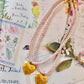 Winnie Pink Rope Necklace