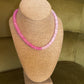 Large Double Pink Beaded