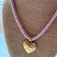 Winnie Pink Rope Necklace
