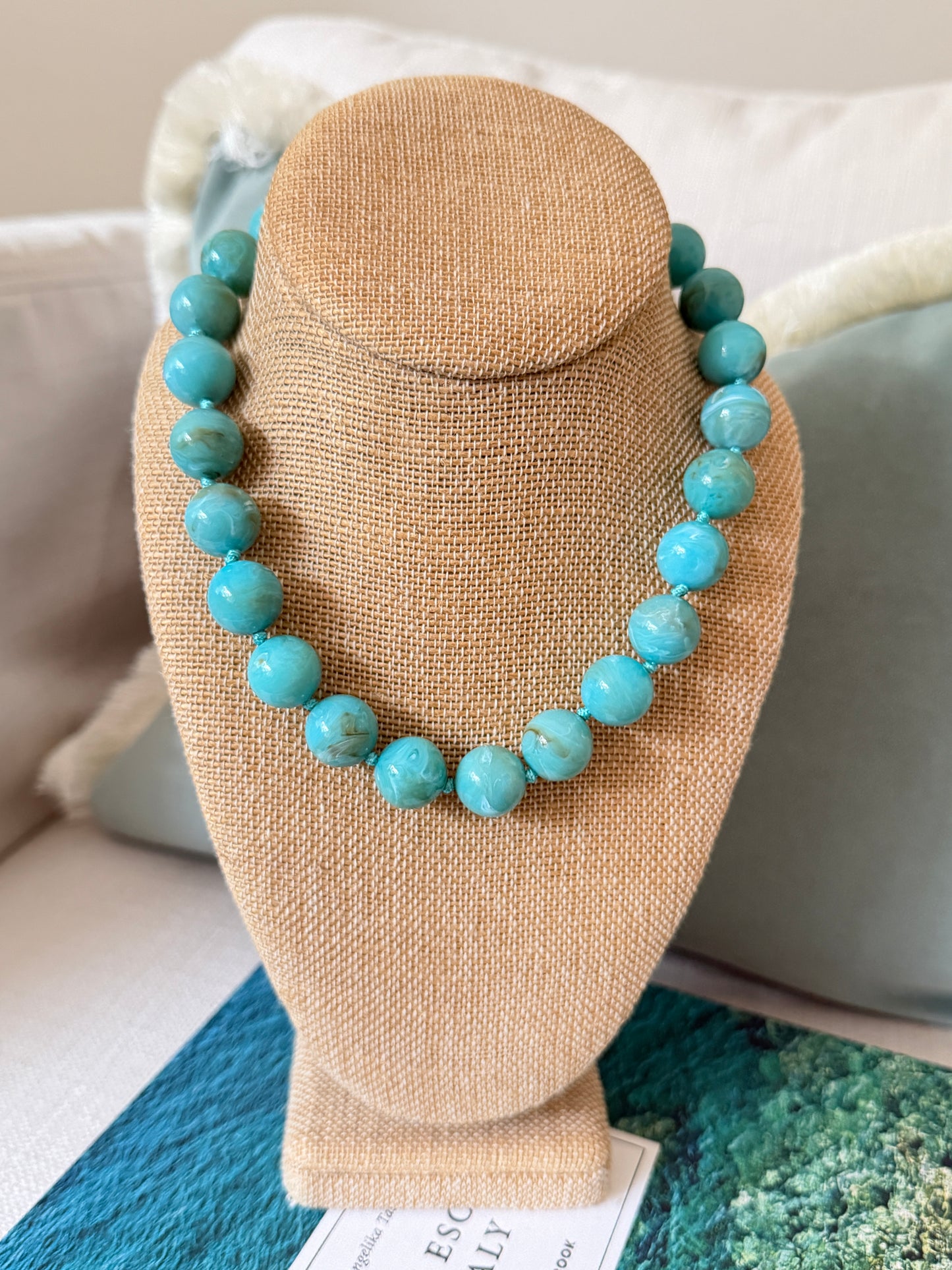 Hays Blue Bubble Necklace