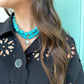Hays Blue Bubble Necklace