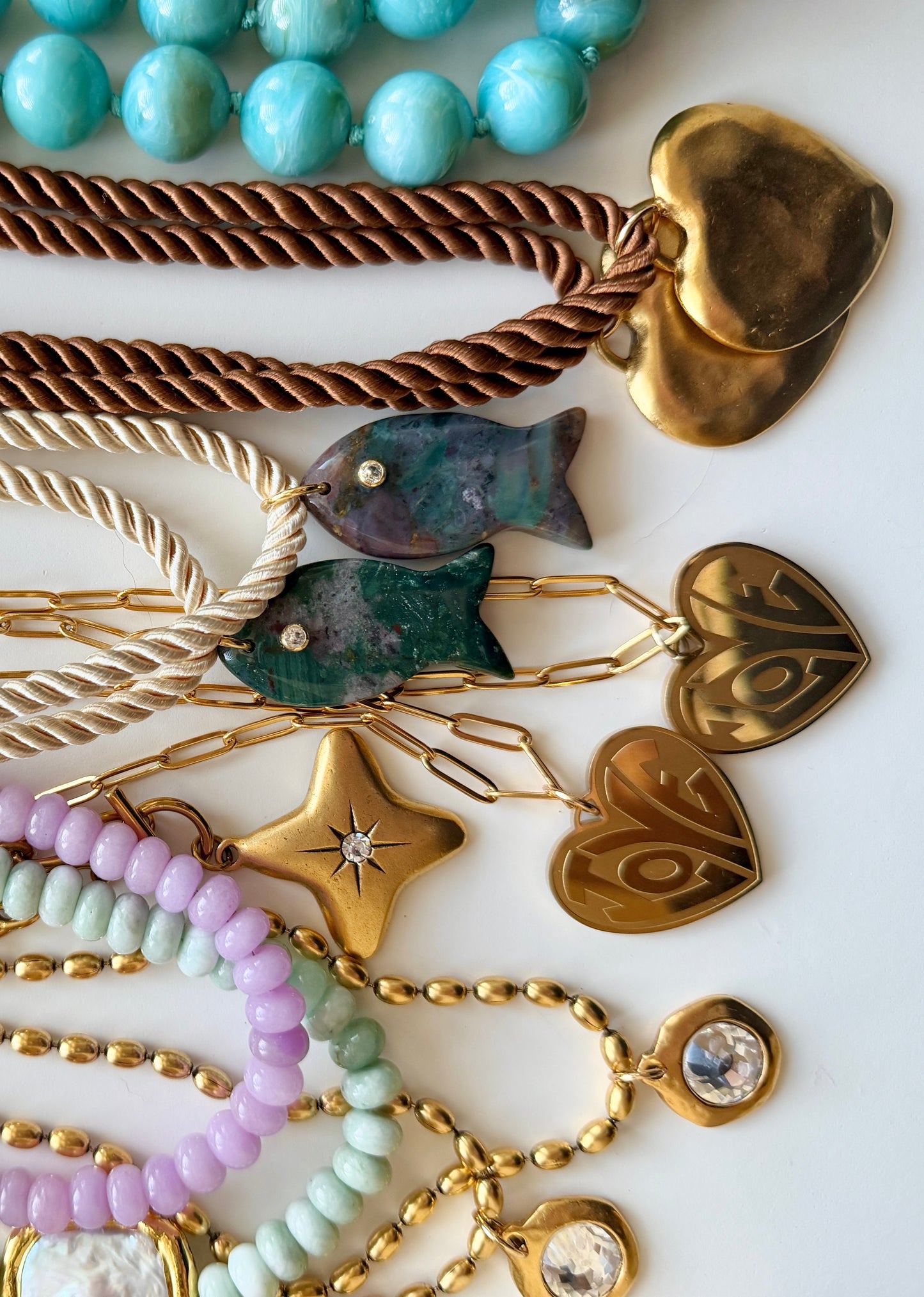 XL Grove Bezel Necklace