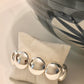 Large Silver Ball Bracelet