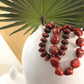 Jumbo Cherry Beaded Necklace