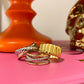 Gold Textured Band Ring