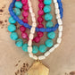 Jumbo Teal Necklace