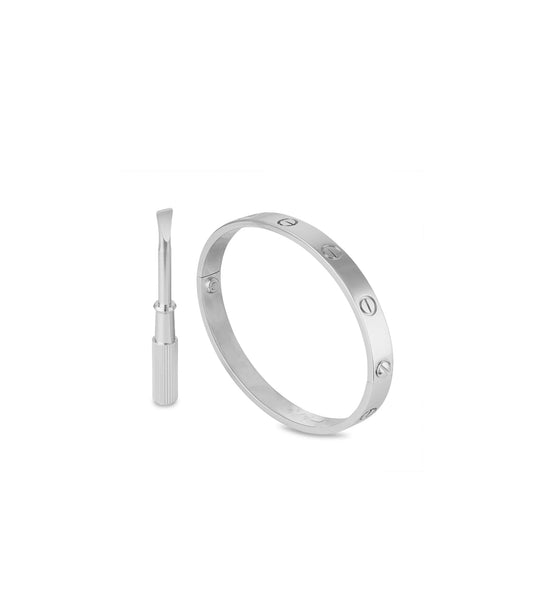 Silver C Bracelet