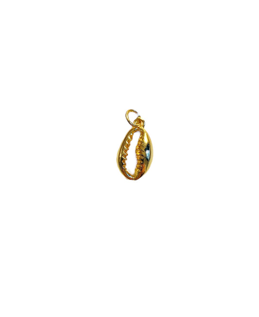 Gold Cowrie Shell Charm