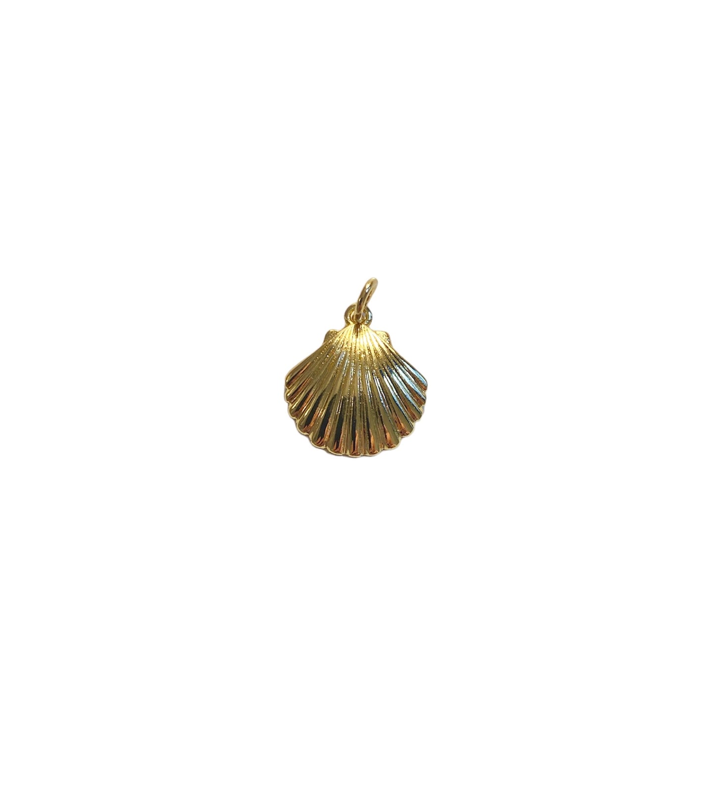 Gold Shell Charm