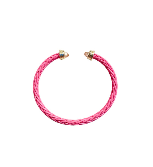 Pink Cable Bracelet