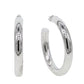 Large Silver Tube Hoops