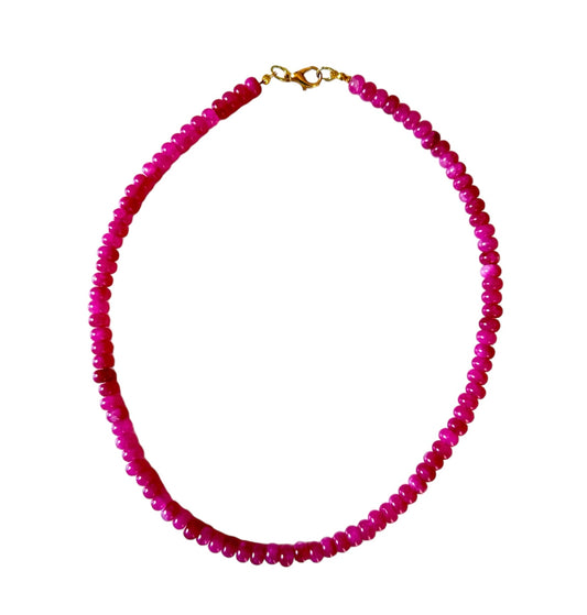 Magenta Beaded