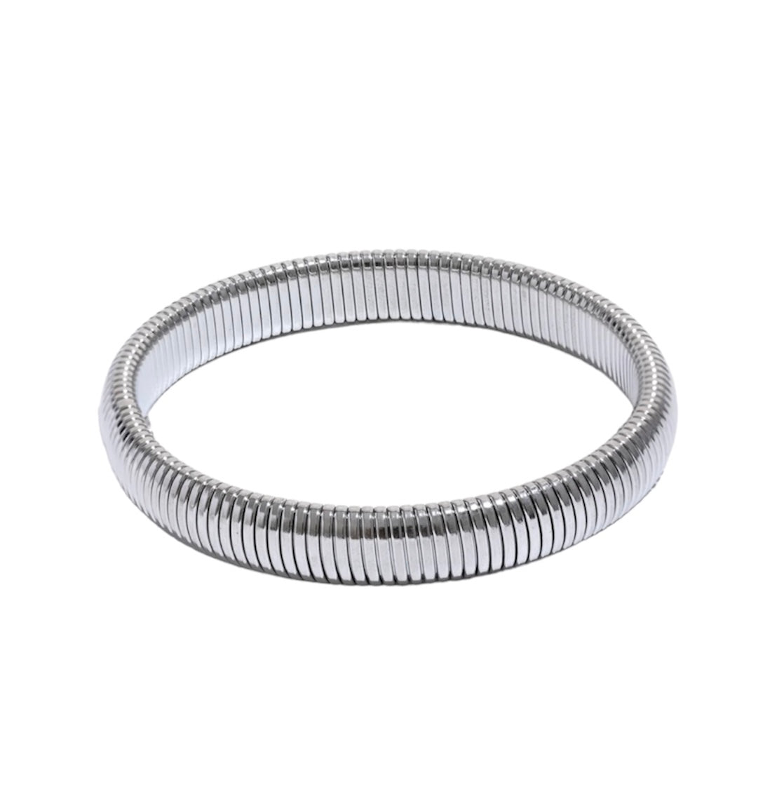 Silver Tuscany Elastic Bangle