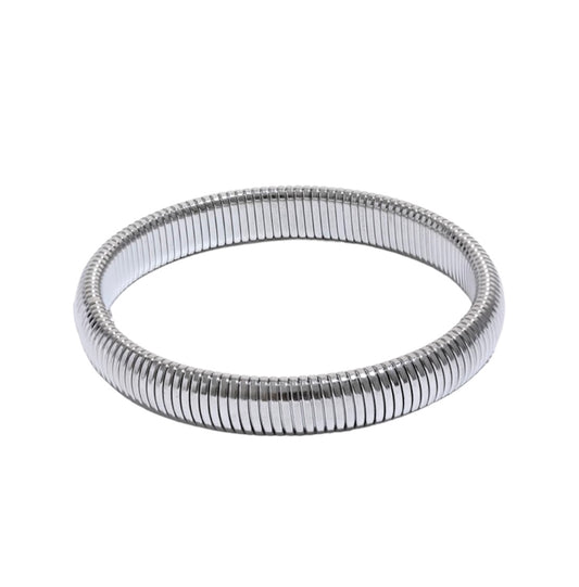 Silver Tuscany Elastic Bangle