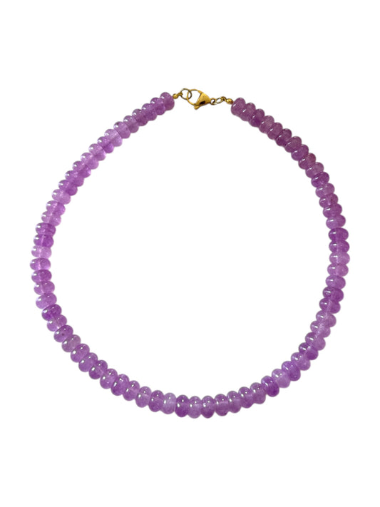 Large Purple Beaded