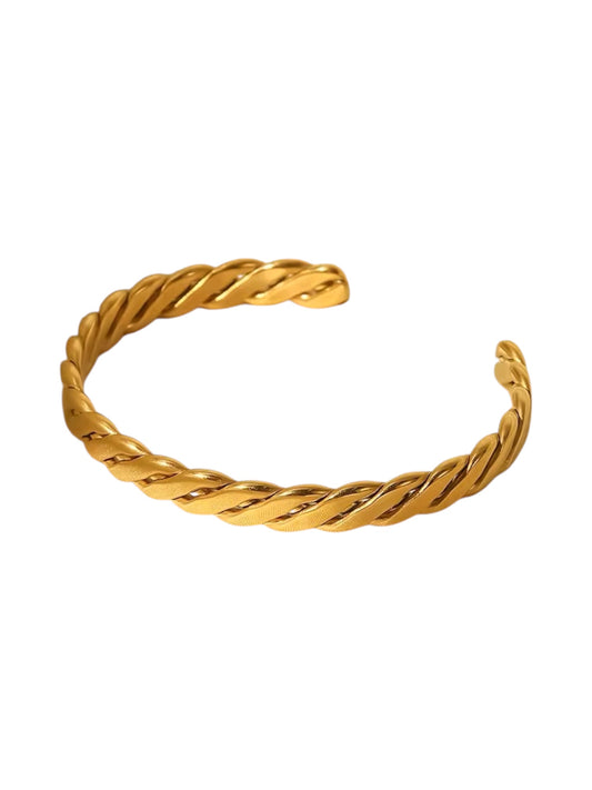 Gold Rope Cuff
