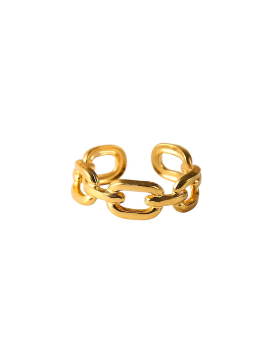 Gold Parker Chain Ring