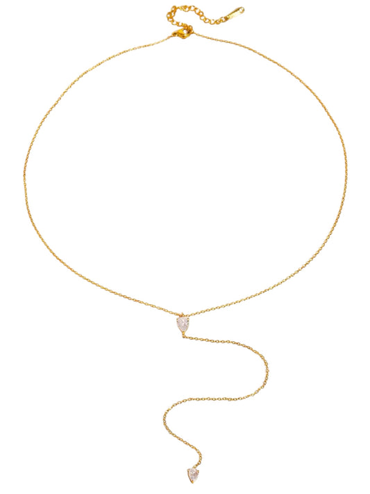 Dainty Gold Lariat