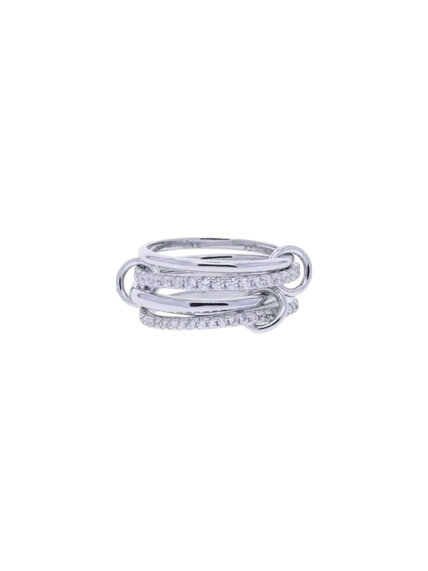 Silver Lover Stack Ring