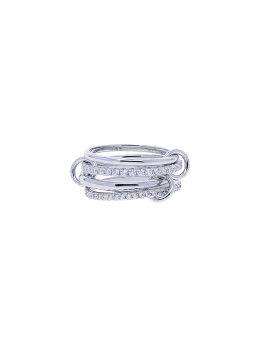 Silver Lover Stack Ring