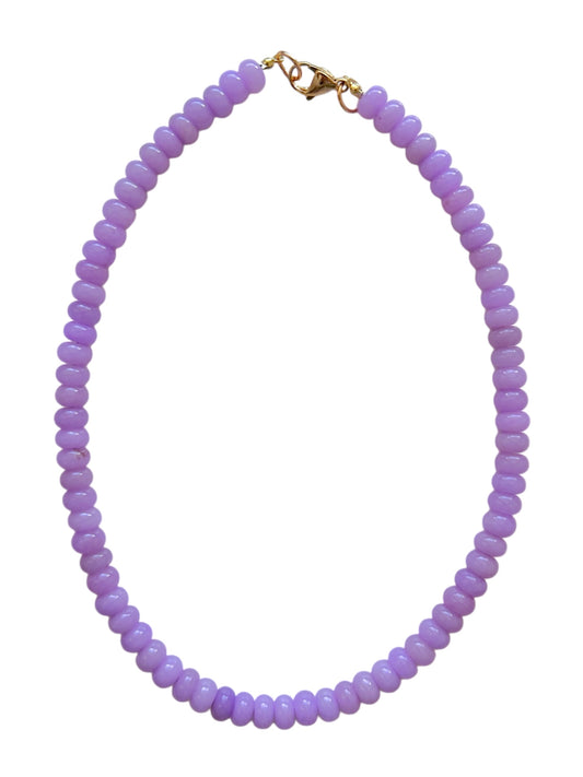 Large Purple Beaded