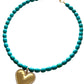 Meave Turquoise Heart Necklace