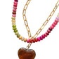 Multi-colored Large Beaded Necklace