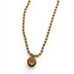 XL Grove Bezel Necklace