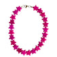 Pink Chunky Star Necklace