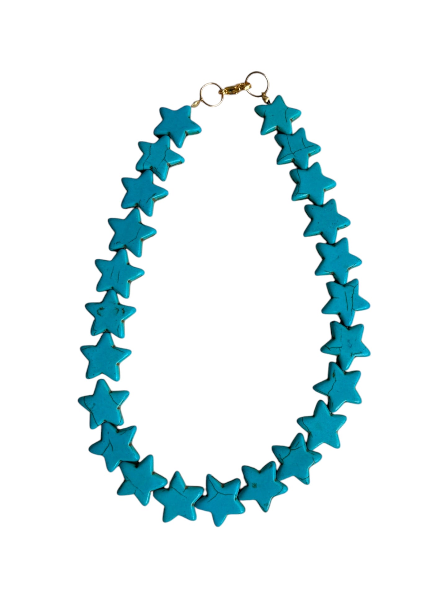 Turquoise Chunky Star Necklace