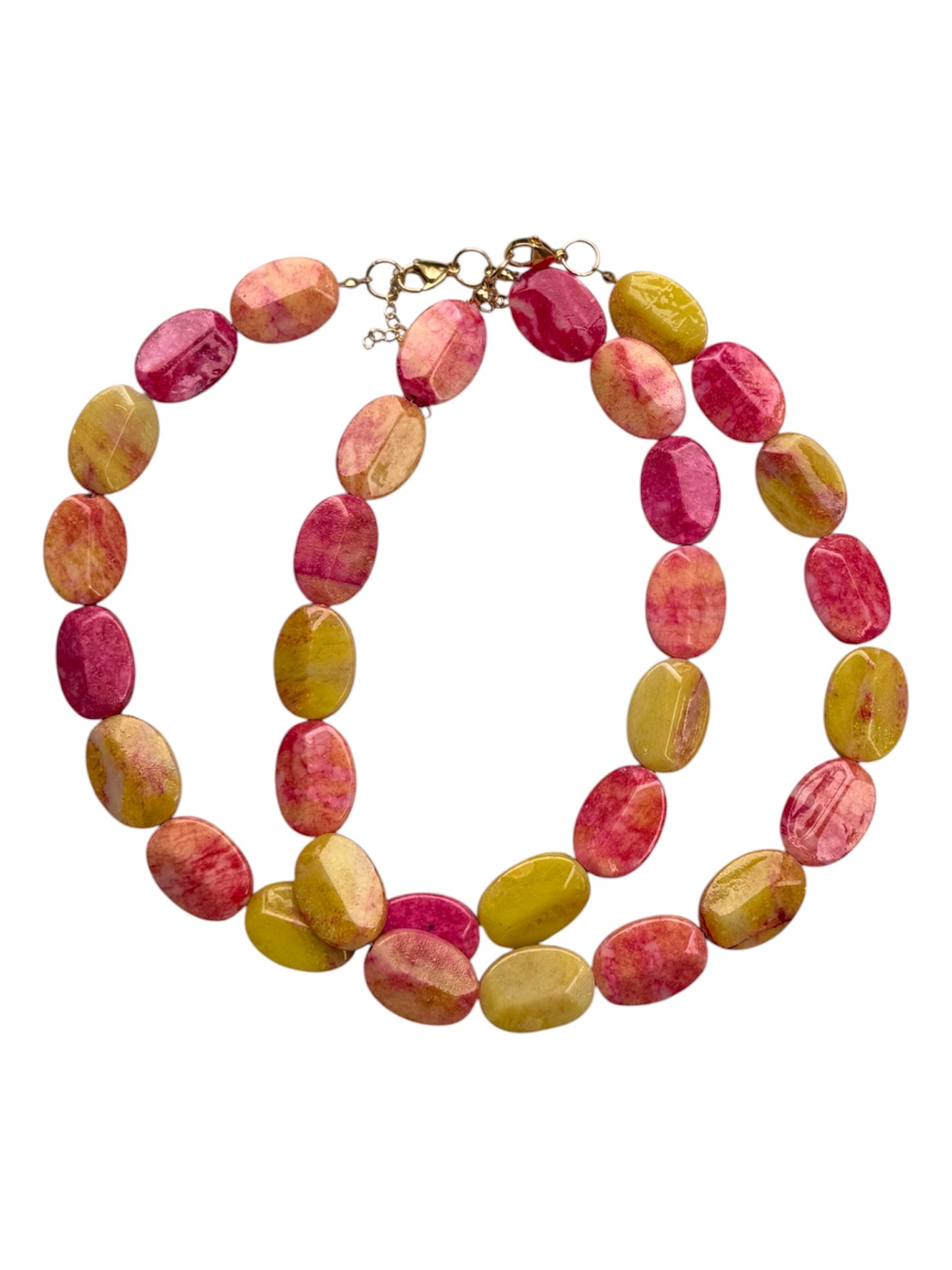 Guava Gemstone Necklace