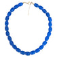 Electric Blue Beaded Necklace