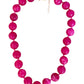 Pink Penny Bubble Necklace