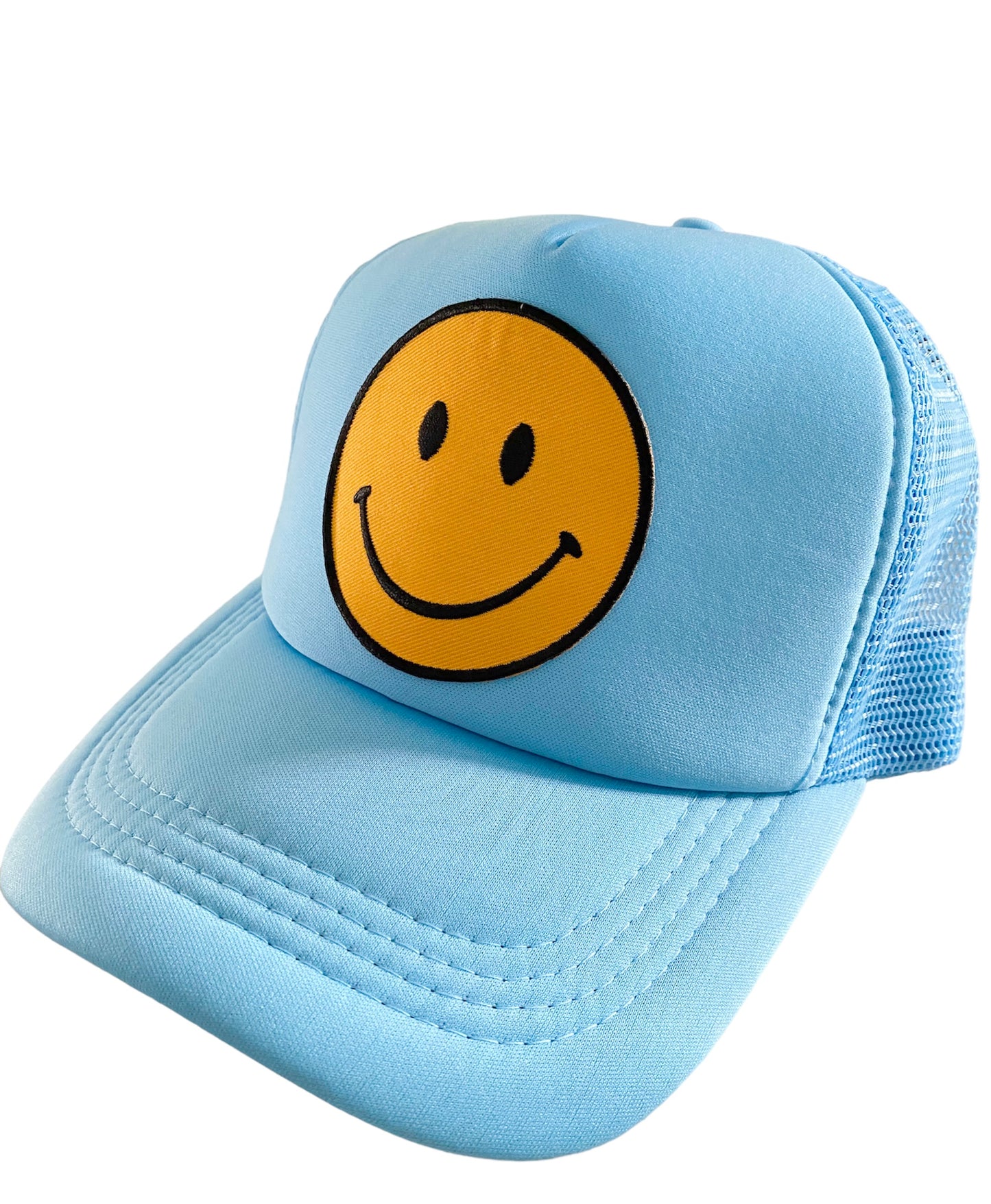 Light Blue Smiley Face