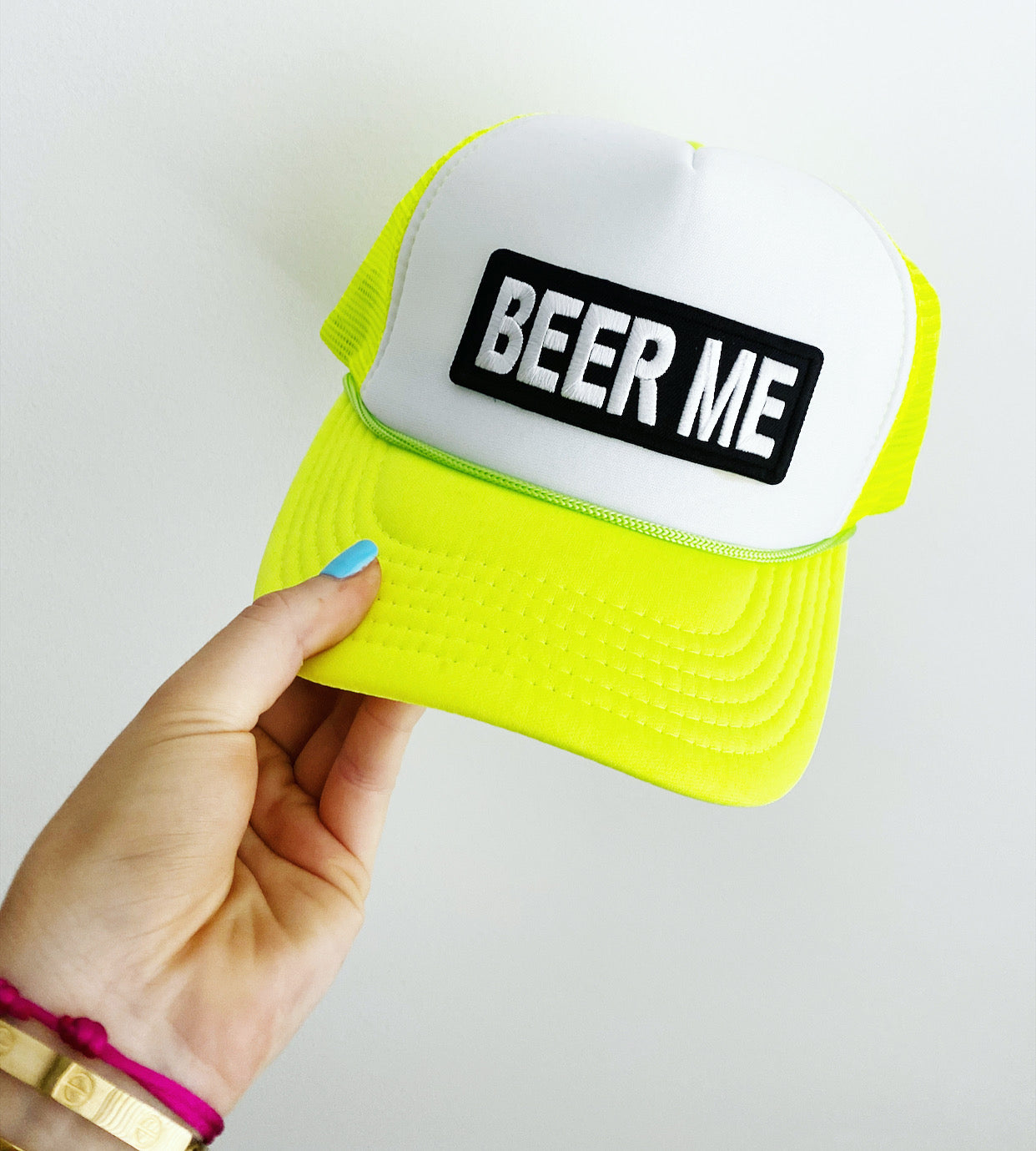 Beer me trucker hat