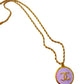 Lavender CC Coin Necklace