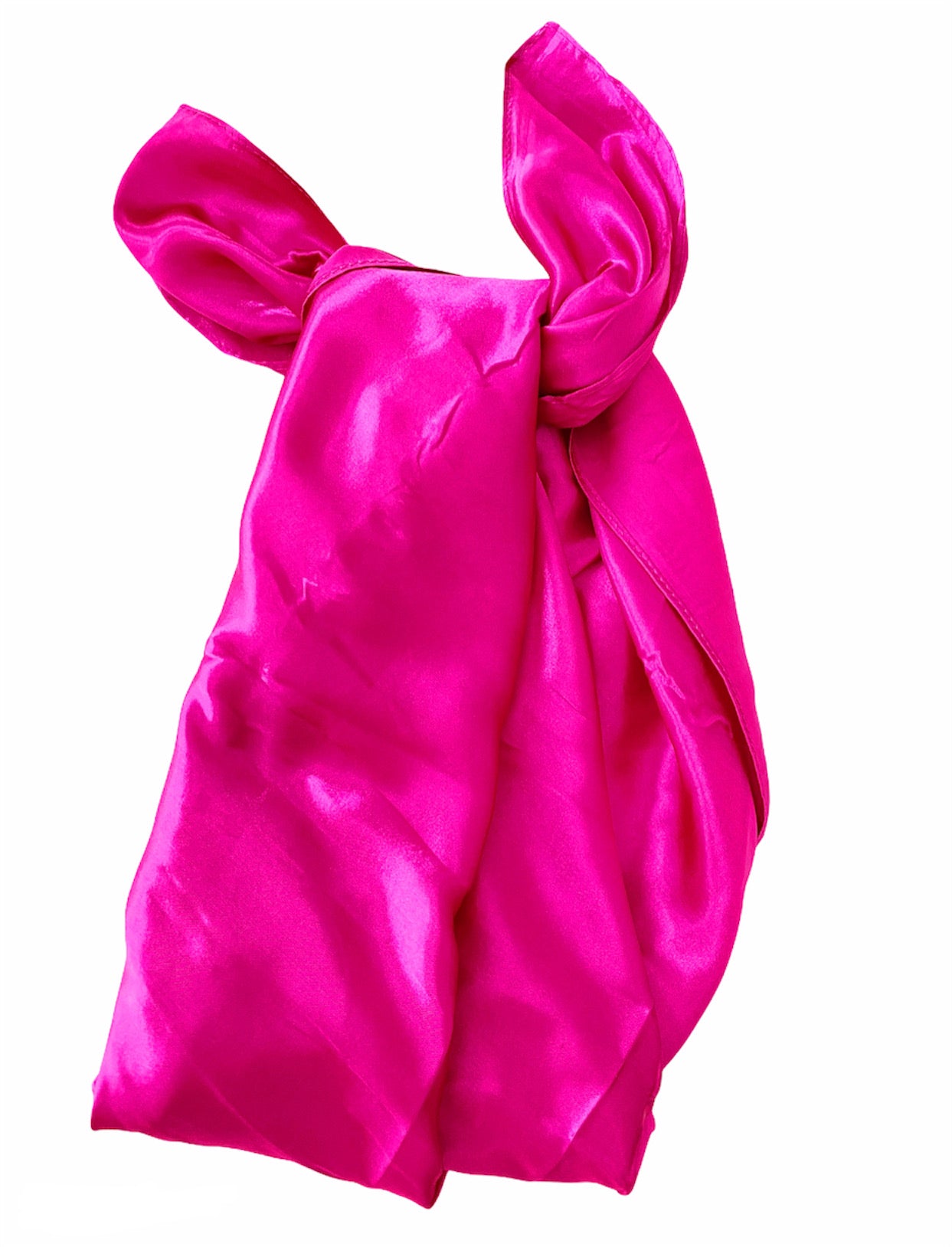 Hot pink scarf top