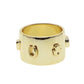 Gold cigar band ring
