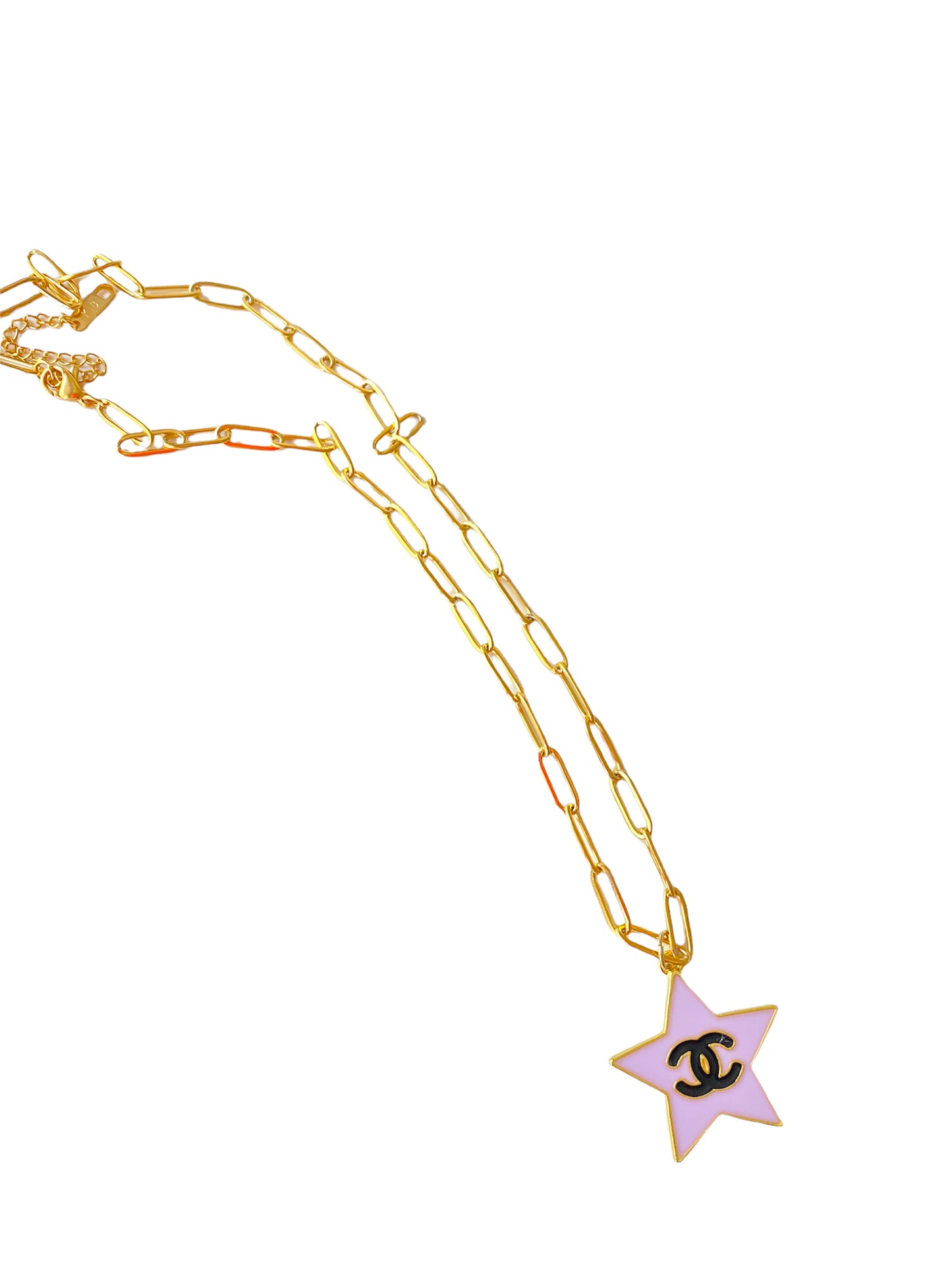 Lavender CC Star Necklace