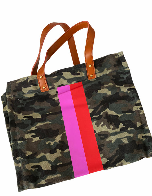 Camo canvas bag